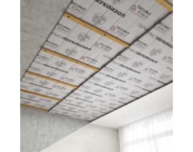 Basic Sound Insulation System for Stretch Ceiling