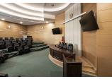 Acoustic treatment of courtrooms