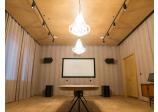 Ceiling acoustic treatment with Belner panels