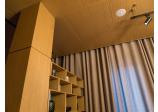 Ceiling acoustic treatment with Belner panels