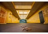 Ceiling and wall acoustic treatment in the shooting club