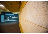 Ceiling and wall acoustic treatment in the shooting club