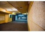 Ceiling and wall acoustic treatment in the shooting club