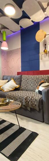Reception Room in the Memphis Style for TNT TV Channel