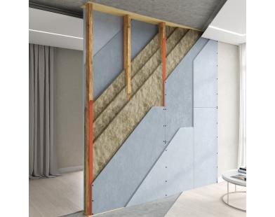 Basic 2 Sound Insulating Timber Interior Partition