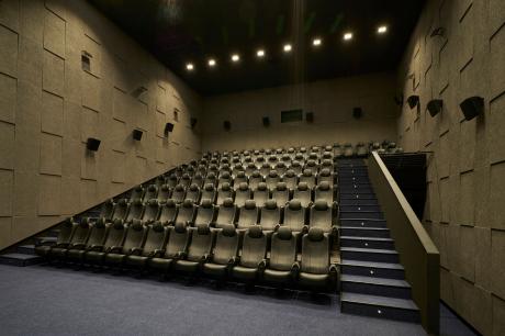 Acoustic treatment of the auditoriums in Kinopark16 movie theater
