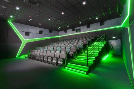 Acoustic Treatment of the Movie Theater Auditoriums