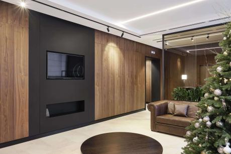 Acoustic treatment with Belner panels. Otkrytiye Bank