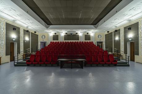 Acoustic Treatment of the Lecture and Cinema Hall in the Ukraina Movie Theater