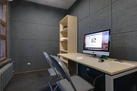 Installation of Soundec acoustic decorative panels in the School of Fyodor Bondarchuk