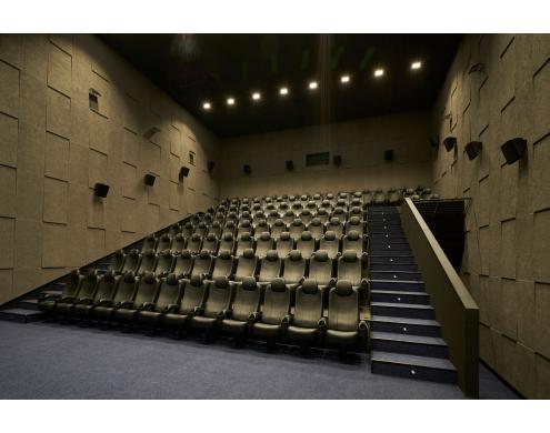 Acoustic treatment of the auditoriums in Kinopark16 movie theater