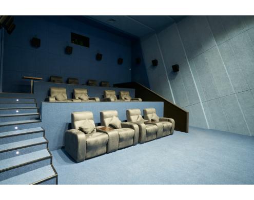 Acoustic treatment of the auditoriums in Kinopark16 movie theater