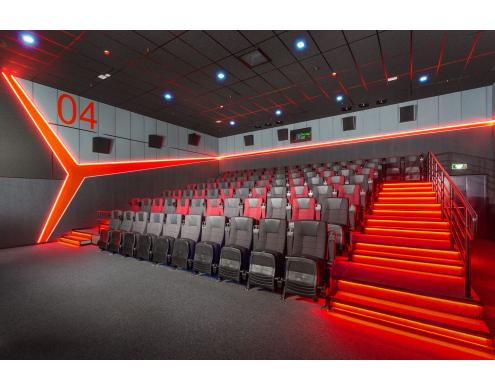 Acoustic Treatment of the Movie Theater Auditoriums