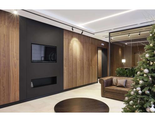 Acoustic treatment with Belner panels. Otkrytiye Bank
