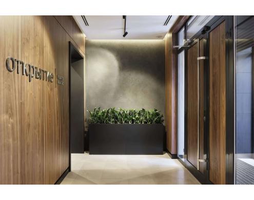 Acoustic treatment with Belner panels. Otkrytiye Bank