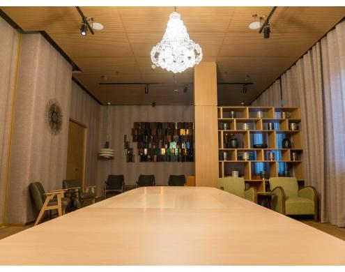 Ceiling acoustic treatment with Belner panels