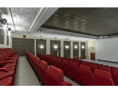 Acoustic Treatment of the Lecture and Cinema Hall in the Ukraina Movie Theater