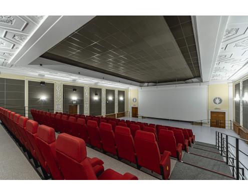 Acoustic Treatment of the Lecture and Cinema Hall in the Ukraina Movie Theater