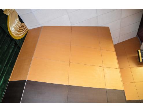Installation of Belner and Soundec decorative acoustic panels in Yutaza Village Community Center
