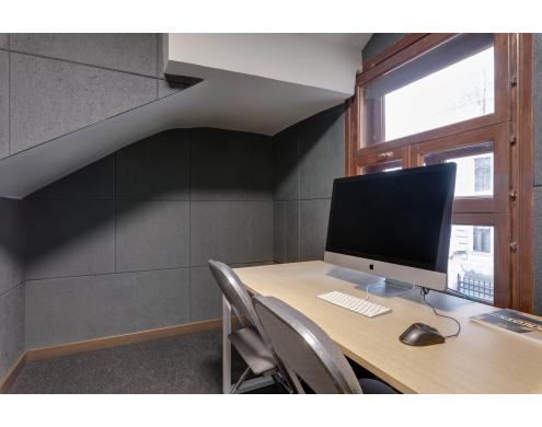 Installation of Soundec acoustic decorative panels in the School of Fyodor Bondarchuk