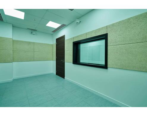 Sound insulation of the television station