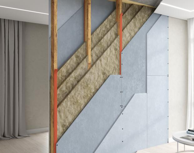 Basic 2 Sound Insulating Timber Interior Partition